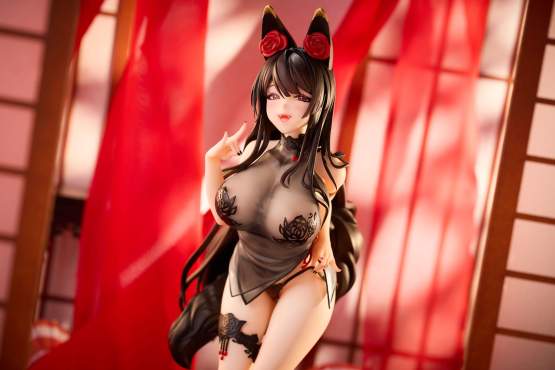 Rose Fox Girl Blooming in Midwinter Illustrated by TACCO (Original Character) PVC-Statue 1/6 28cm Maxcute 