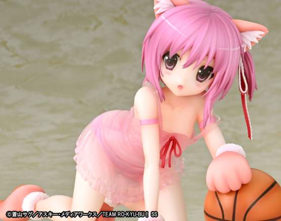 Tomoka Minato Kemomimi Lingerie Version (Ro-Kyu-Bu: Fast Break!) PVC-Statue 1/7 18cm Kaitendoh 