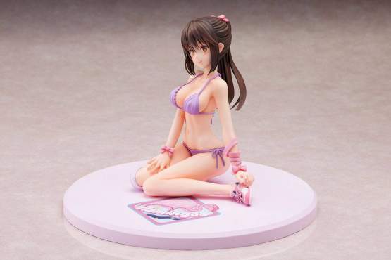 Anmi Pink Label Flamingos Ponytail Girl (Original Character) PVC-Statue 1/6 13cm Daiki Kougyou 