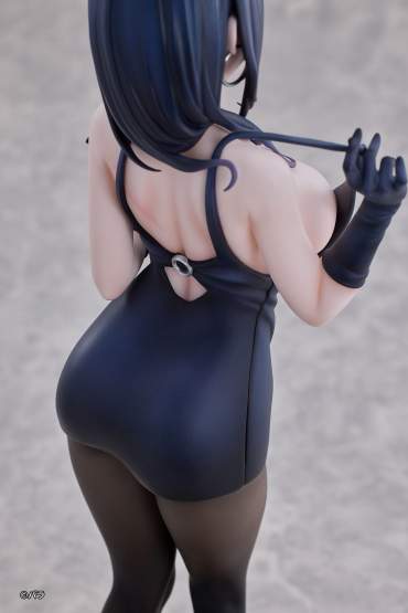 Ishimi Yokoyama Black One-piece Dress Version illustration by Bara (Original Character) PVC-Statue 1/6 28cm Hanabee 