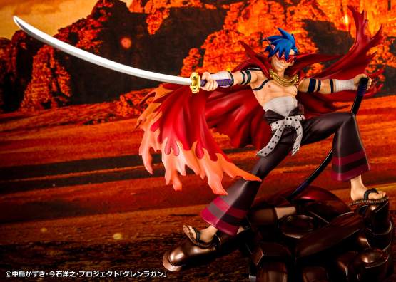Kamina & Gurren (Tengen Toppa Gurren Lagann) PVC-Statue 27cm Proof 