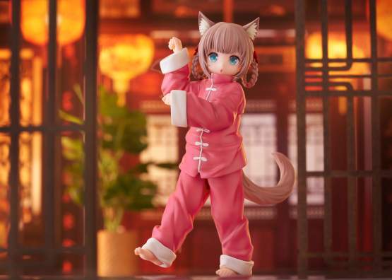 Kinako Nyang fu Version (My Cat Is a Kawaii Girl Palette Dress-Up Collection) PVC-Statue 1/6 15cm Golden Head 