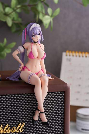 Mataro Desktop Maid Melty-chan TPN-001 (Original Character) PVC-Statue 15cm Pink Charm 