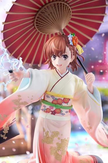 Mikoto Misaka Furisode Kimono Version (A Certain Scientific Railgun T) PVC-Statue 1/7 28cm Kadokawa 