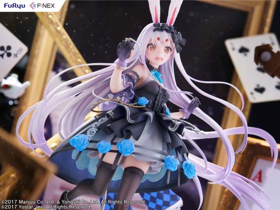 Shimakaze The White Rabbit of Wonderland Version (Azur Lane) F:NEX PVC-Statue 1/7 30cm FuRyu 