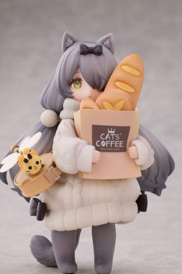 Tea Time Cats - Cat Town Bakery Staff & Customer Set (Decorated Life Collection) PVC-Statue 12cm Ribose 