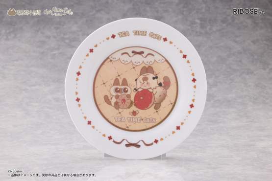 Tea Time Cats x Siamese Cat Azuki-san Friendship Collaboration Exclusive Set (Decorated Life Collection) PVC-Statue 18cm Ribose 