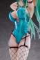Green Twin Tail Bunny-chan Fishnet Tights Version (Original Character) PVC-Statue 1/6 43cm PartyLook 