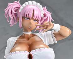 Black Gal Maid Succubus Cocoa Pink Version (Original Character) PVC-Statue 1/6 30cm Q-Six 