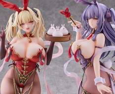 Cheongsam Bunny Yuri & Stella (Moehime Union) PVC-Statue 1/4 45cm BINDing 