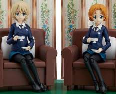 Darjeeling & Orange Pekoe (Girls und Panzer das Finale) Figma 406 Actionfiguren-Set 2Stk. 12-15cm Max Factory 