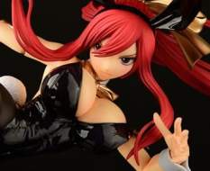 Erza Scarlet High Kick Black Bunny Version (Fairy Tail) PVC-Statue 1/6 37cm Orca Toys 