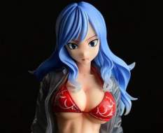 Jubia Lokser Gravure Style see-through Red Bikini!! (Fairy Tail) PVC-Statue 1/6 25cm Orca Toys 