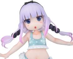 Kanna Kamui Swimsuit On the Beach Version re-run (Mishiranu Joshikousei ni Kankinsareta Mangaka no Hanashi) PVC-Statue 1/6 20cm Kaitendoh 