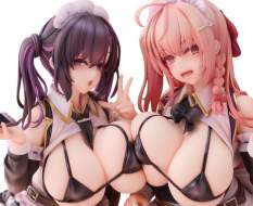 Koho Miya & Otsuhane Fuwari illustration by Ninoude (Original Character) PVC-Statue 1/5 18cm Showmon 