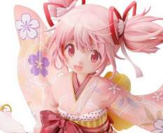 Madoka Kaname Kimono Version (Puella Magi Madoka Magica Side Story Magia Record) PVC-Statue 1/7 22cm FuRyu 