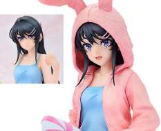Mai Sakurajima Hoodie Look Rabbit Ears Version (Rascal Does Not Dream of a Knapsack Kid) PVC-Statue 1/7 18cm Kadokawa 
