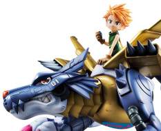 Metal Garurumon & Ishida Yamato re-run (Digimon Adventure) G.E.M. PVC-Statue 30cm Megahouse 