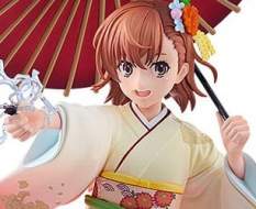 Mikoto Misaka Furisode Kimono Version (A Certain Scientific Railgun T) PVC-Statue 1/7 28cm Kadokawa 