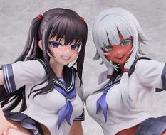 Raura Aiza & Iroha Shishikura (World Where the Thickness of a Girl's Thighs is Equal to Her Social Status) PVC-Statue 1/5 14cm Pure 